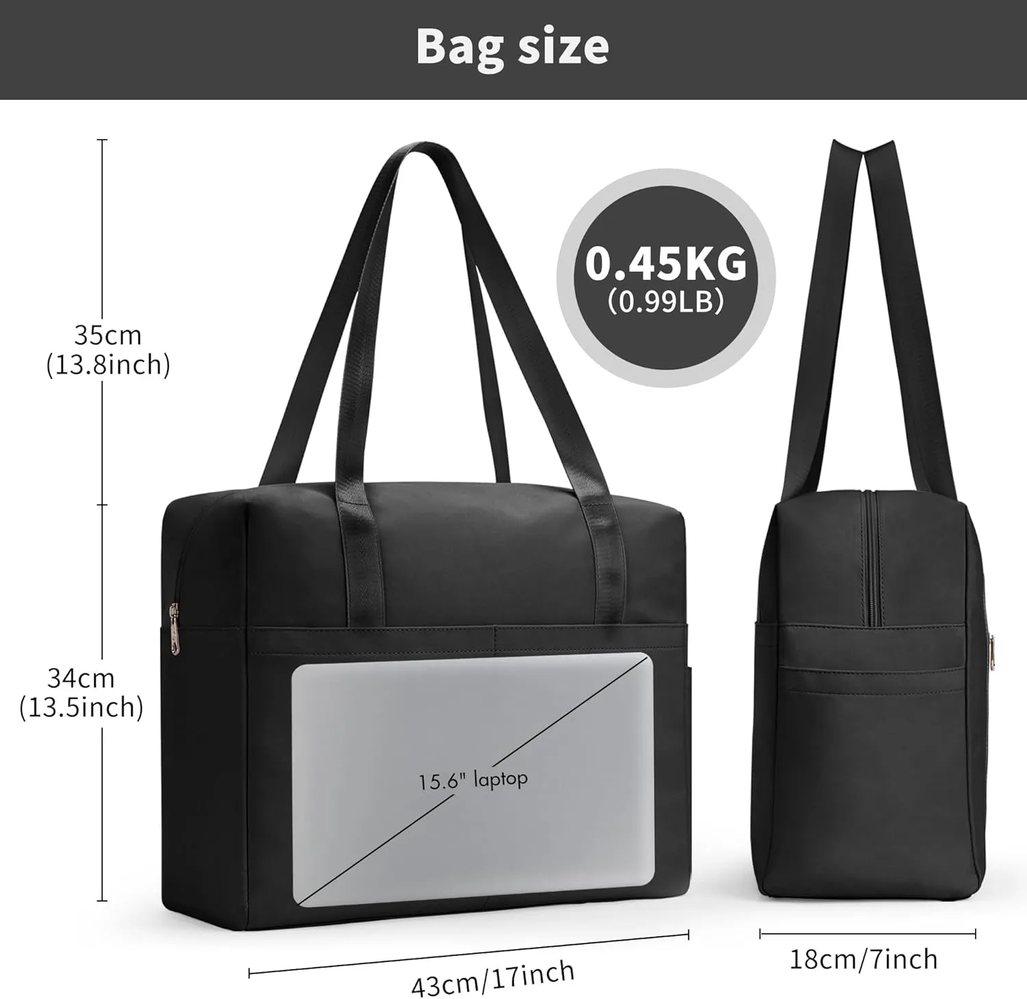 Travel Duffle Tote Bag Women Gym Work Shoulder Handbag 26L Compartment Weekender Overnight Bag Personal Item Bag