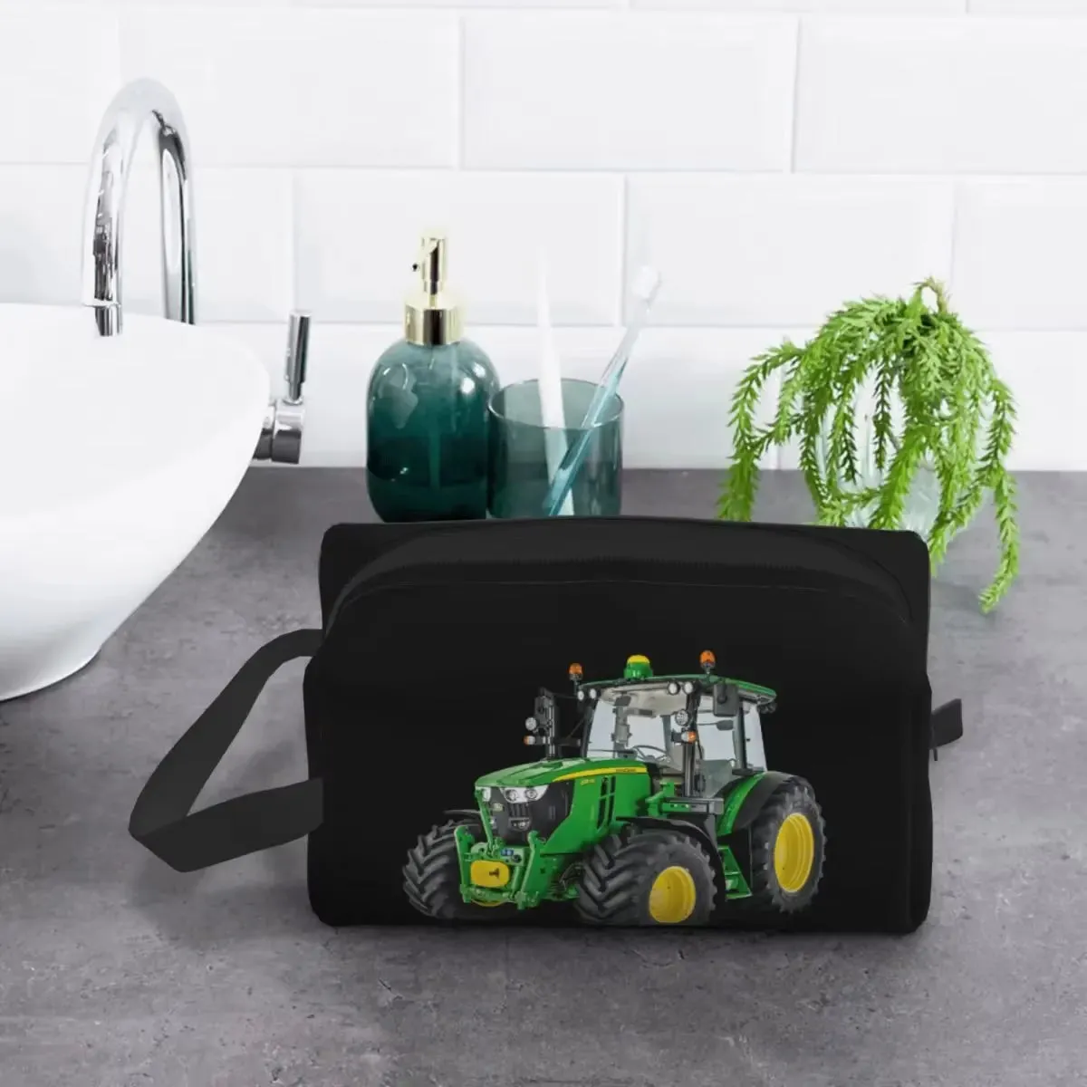 Travel Tractor Toiletry Bag Portable Makeup Cosmetic Organizer for Women Beauty Storage Dopp Kit Box