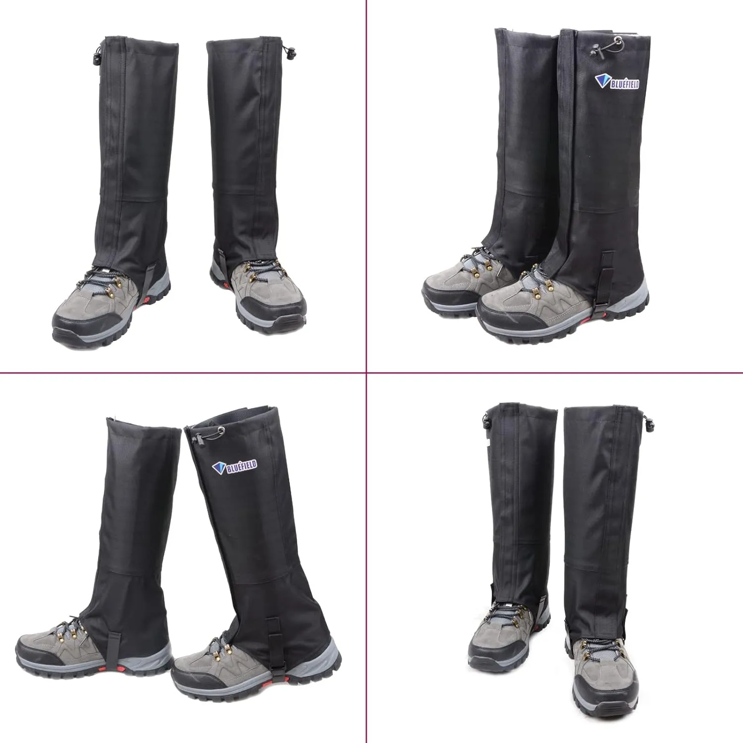 TRIWONDER Leg Gaiters Waterproof Snow Boot Gators Hiking Gaiters Men Women for Walking Climbing Hunting Cycling Backpacking Lightweight Rain Shoe Gaiters