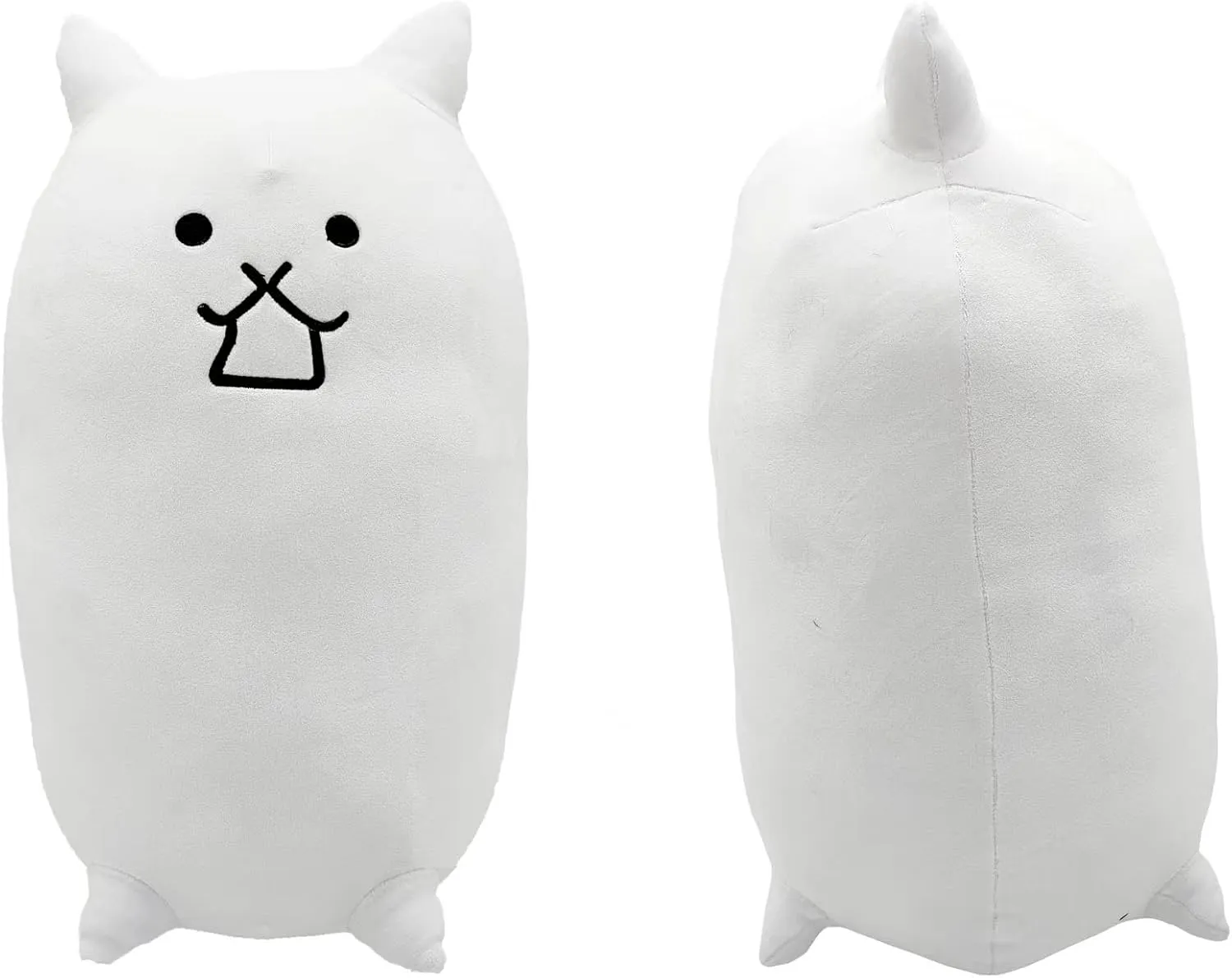 Tuklye 15*9inches The Battle Cats Game Peripheral Doll Cat War Plush Toy Gift Cat War Animal Cushion Cute Doll Sleeping Pillow Sofa Cushion (1PCS)
