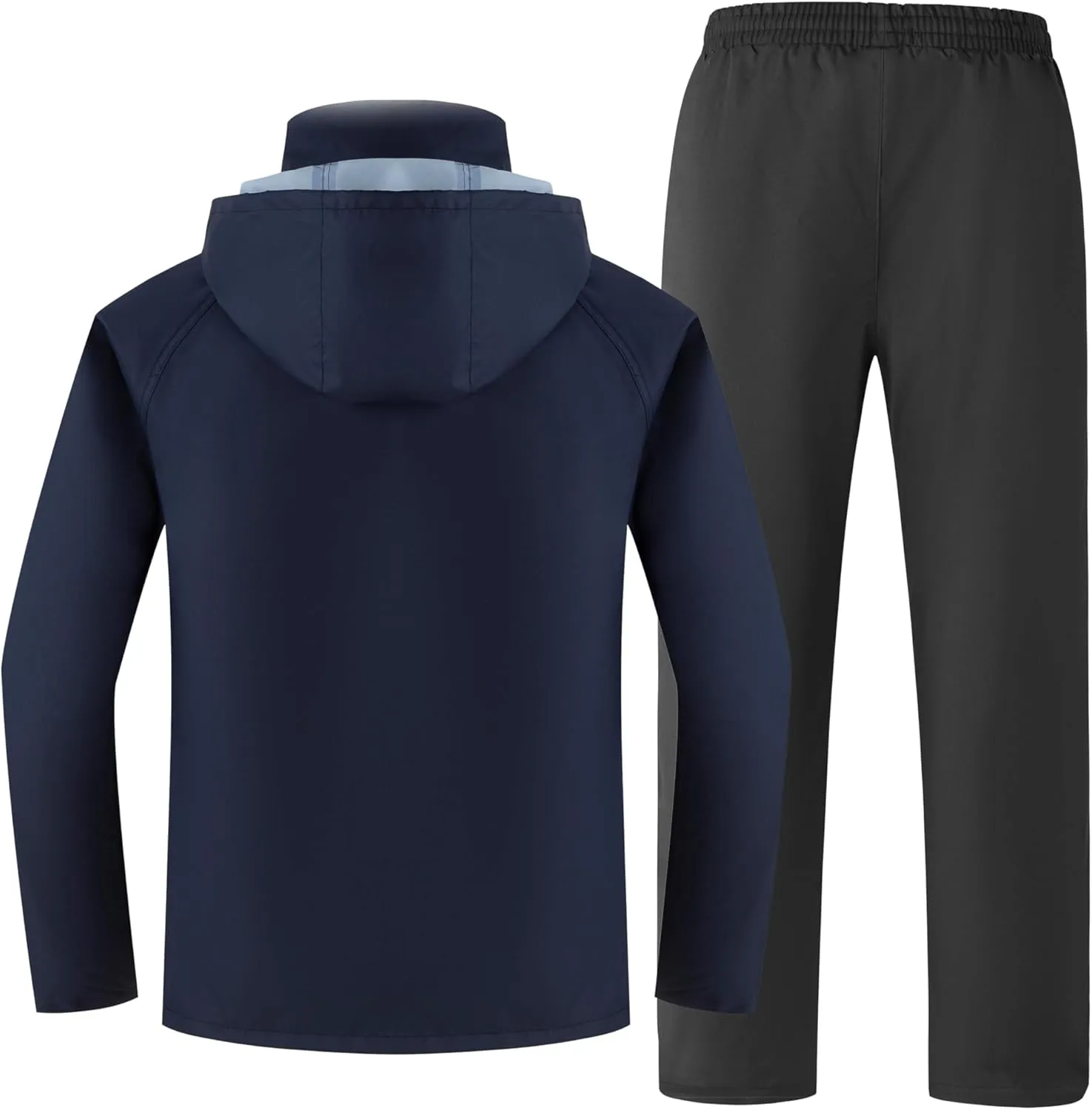 Ubon Waterproof Rain Suits for Men Including Jackets and Pants Lightweight Rain Gear for Golf Hiking Fishing 2 Pieces