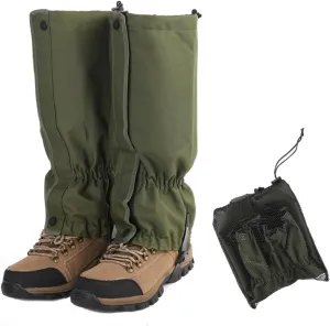 UNICQOK Army Water Proof Gators Leg Gaiters for Hunting,Snow Boot Guard Gators,Trail Running Gaiters,Shoe Gaiters,Sandproof,Waterproof Hiking Gaiters for Running,Snow,Mountain Climbing,Yard Work