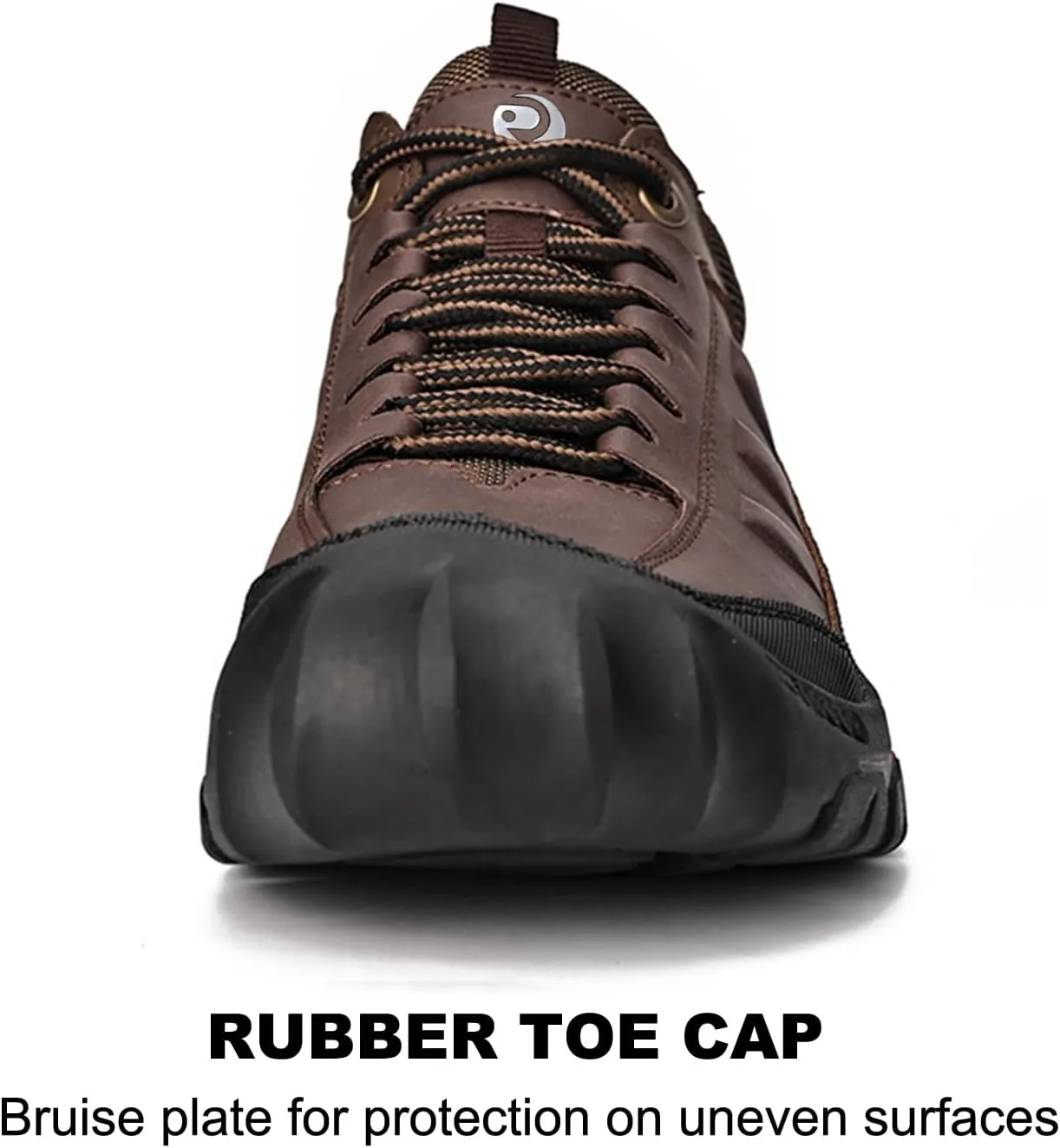 UPIShi Men's Hiking Waterproof Leather Outdoor Breathable Walking Casual Work Shoes