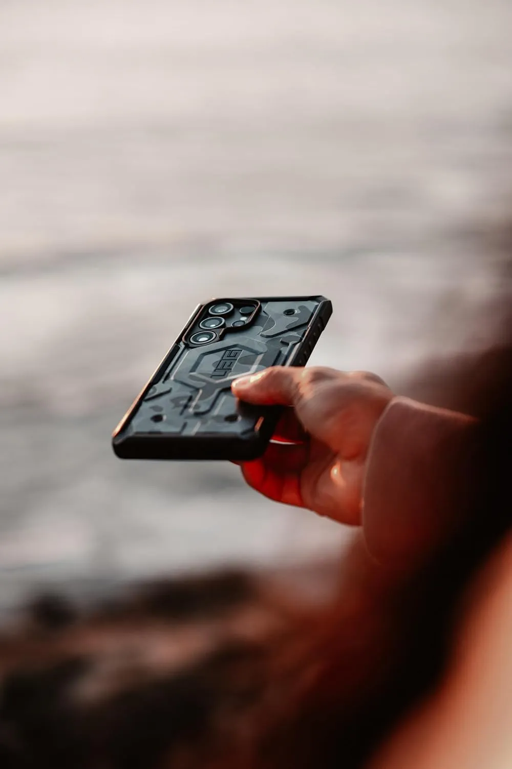 URBAN ARMOR GEAR UAG Designed for Samsung Galaxy S24 Ultra Case 6.8" Pathfinder SE Midnight Camo, Magnetic Charging Rugged Military Drop-Proof Impact Resistant Non-Slip Protective Cover