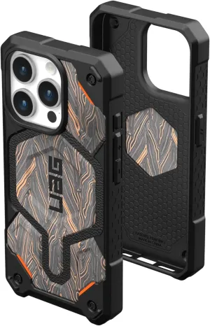 URBAN ARMOR GEAR UAG [Limited Edition] Designed for iPhone 15 Pro Case 6.1" Monarch Pro G-10, Built-in Magnet Compatible with MagSafe Charging Premium Garolite Rugged MIL-STD Protective Cover