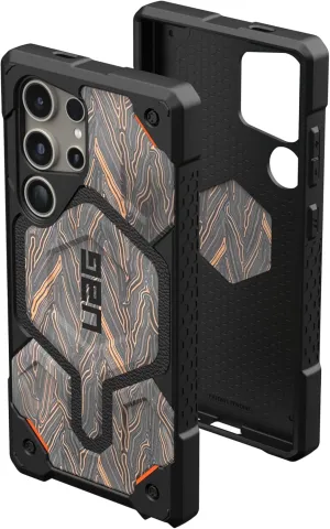 URBAN ARMOR GEAR UAG [Limited Edition] Designed for Samsung Galaxy S24 Ultra Case 6.8" Monarch Pro G-10, Built-in Magnet for Magnetic Charging Premium Garolite Rugged MIL-STD Protective Cover