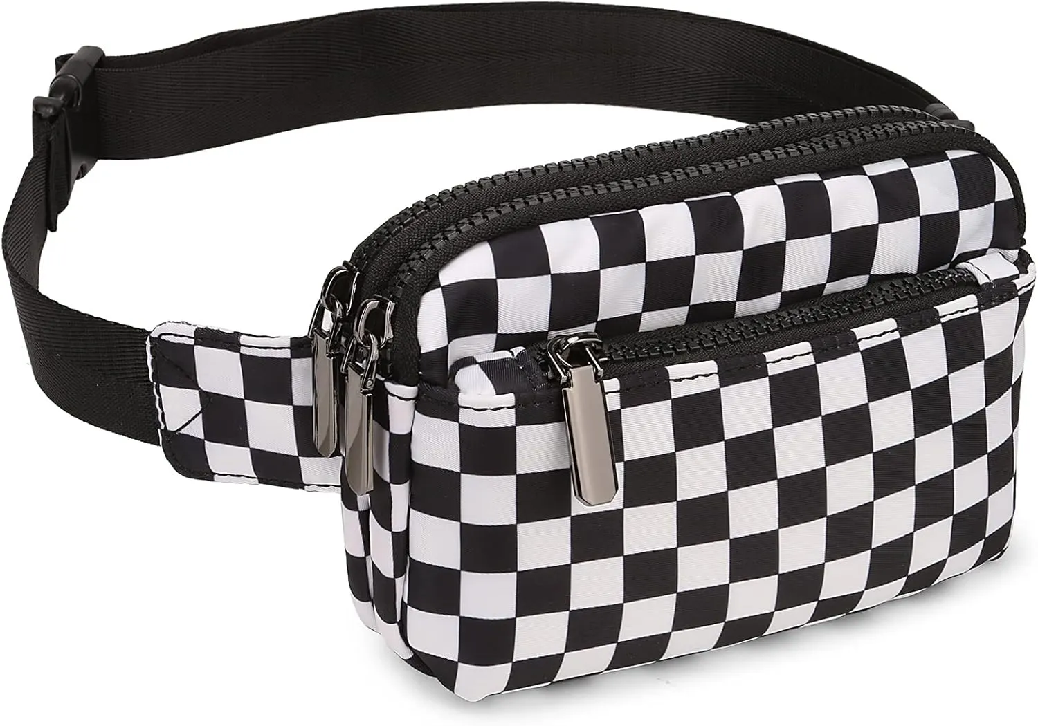 Uromee Fanny Packs for Women Crossbody Belt Bag Nylon Fashion Mini Waist Bag Everywhere Travel Hiking Running Adjustable Strap