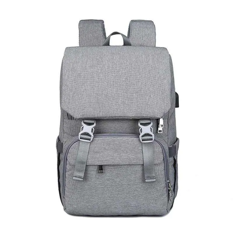USB Large Capacity Diaper Mom Bag