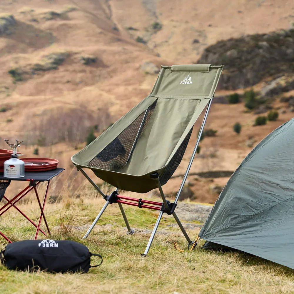 Utepils High Camping Chair (Thyme)