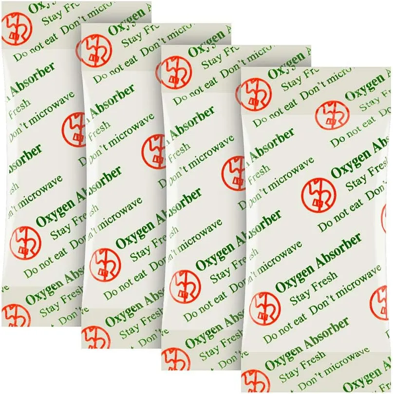 VacYaYa 2000CC(30-Pack) Food Grade Oxygen Absorbers Packets for Home Made Jerky and Long Term Food Storage, Stored in Vacuum Bag and 3 Times Oxygen Absorption Capacity