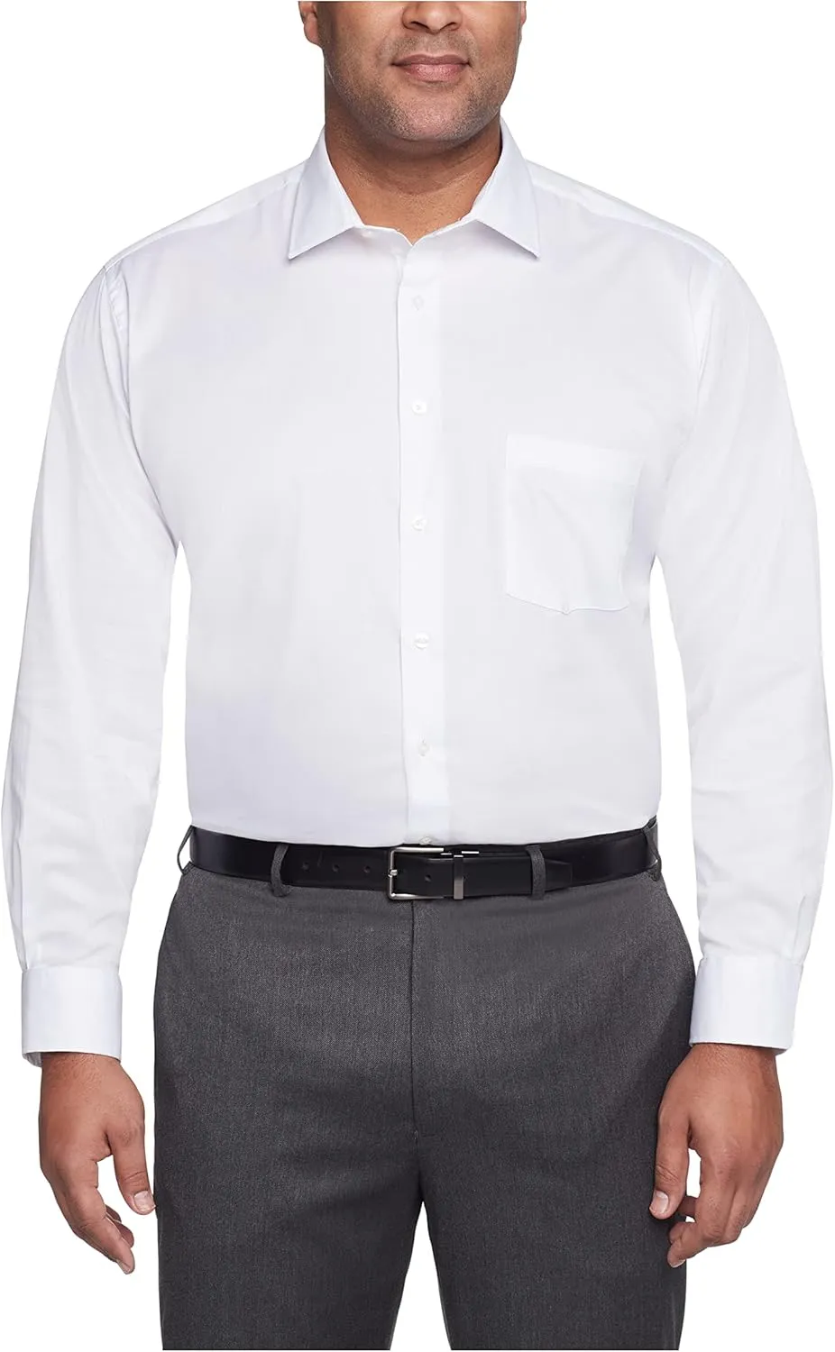 Van Heusen Men's Big and Tall Flex Collar Stretch Dress Shirt - Amazon Exclusive