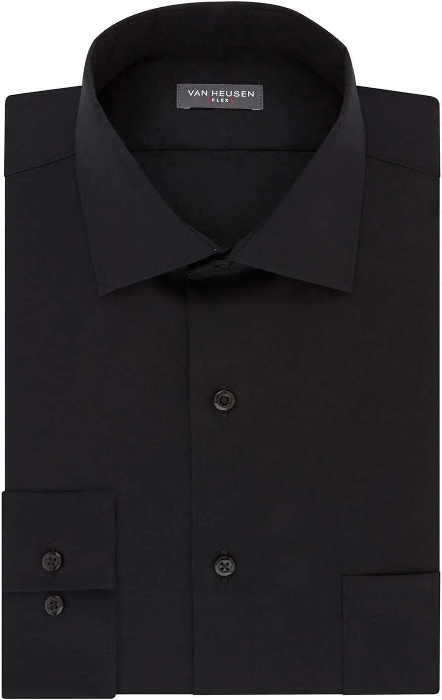 Van Heusen Men's Big and Tall Flex Collar Stretch Dress Shirt - Amazon Exclusive