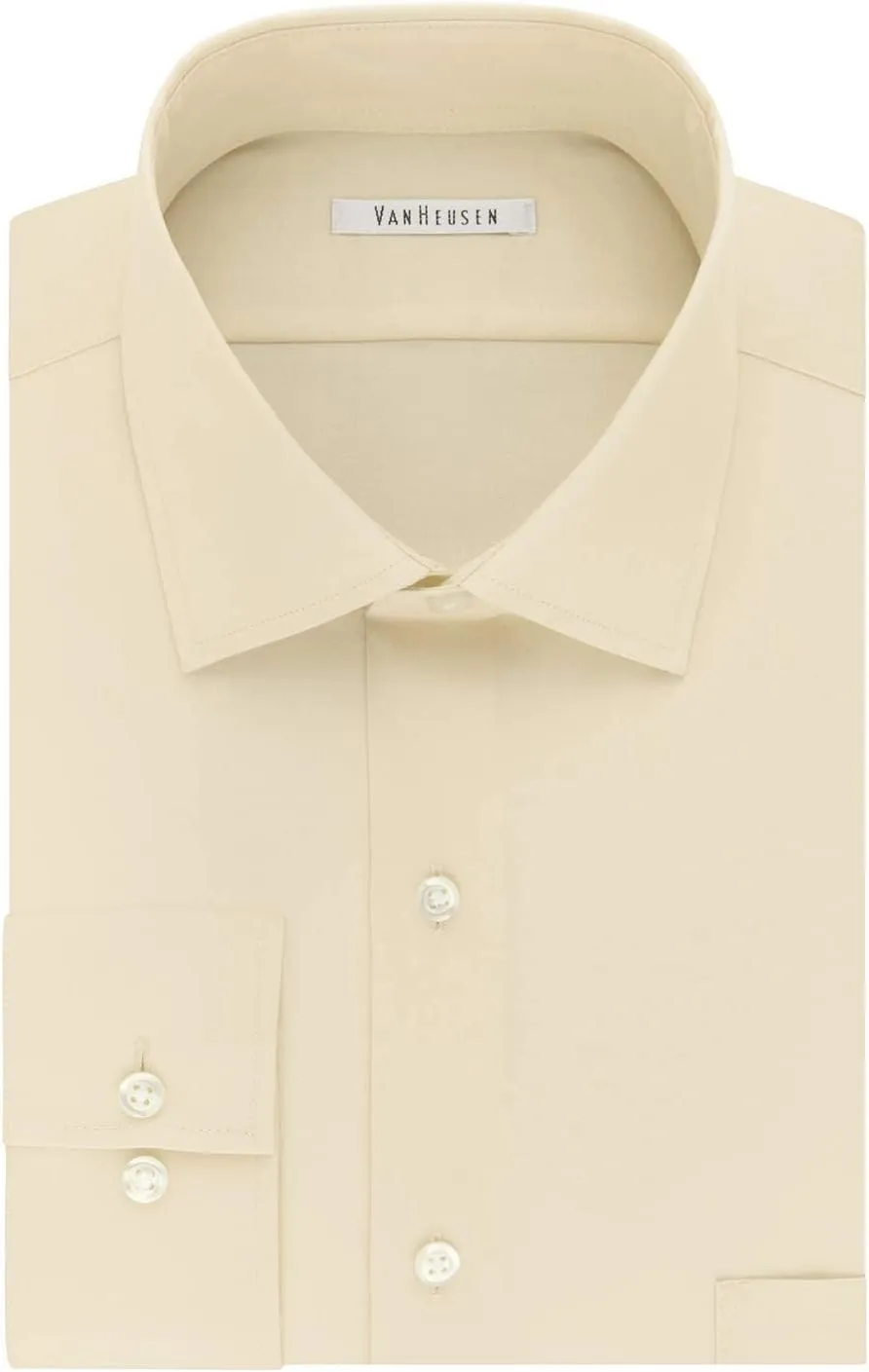 Van Heusen Men's Big and Tall Flex Collar Stretch Dress Shirt - Amazon Exclusive