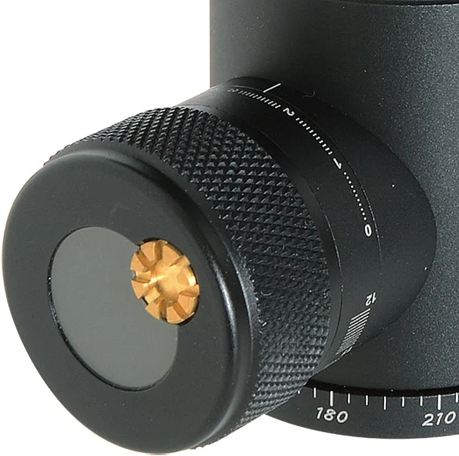 Velbon 271679 QHD-S4M Small Size Base Diameter 1.3 inches (34 mm) Frame Stopper System, Torque Adjustment, Quick Shoe Compatible, Aluminum