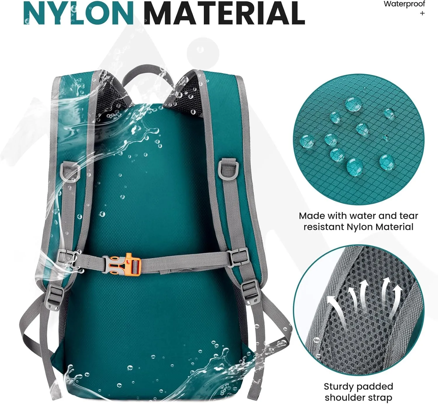Venture Pal 35L Ultralight Lightweight Packable Foldable Travel Camping Hiking Outdoor Sports Backpack Daypack