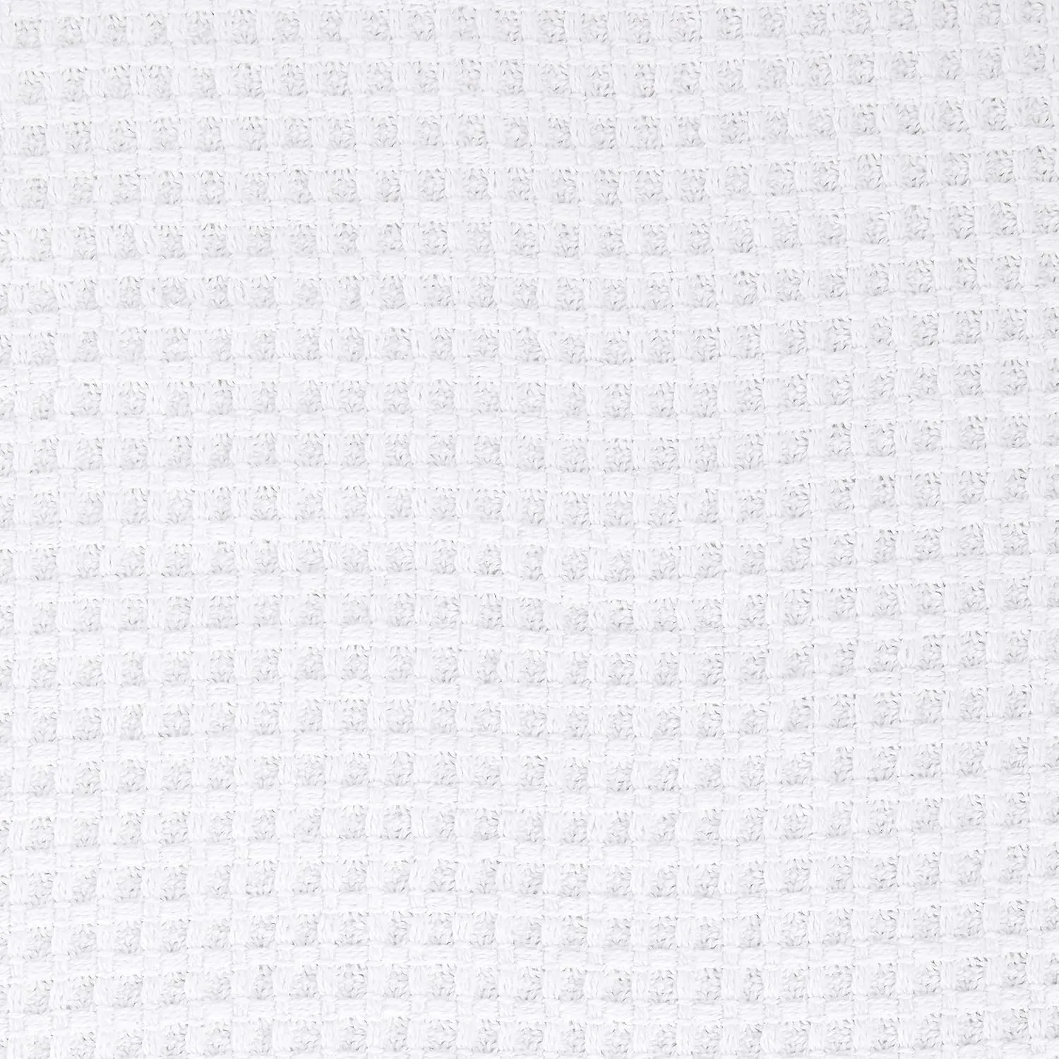 Vera Wang - King Blanket, Luxury Cotton Bedding, Super Soft Essentials with Waffle Weave Knit (Waffleweave White, King)