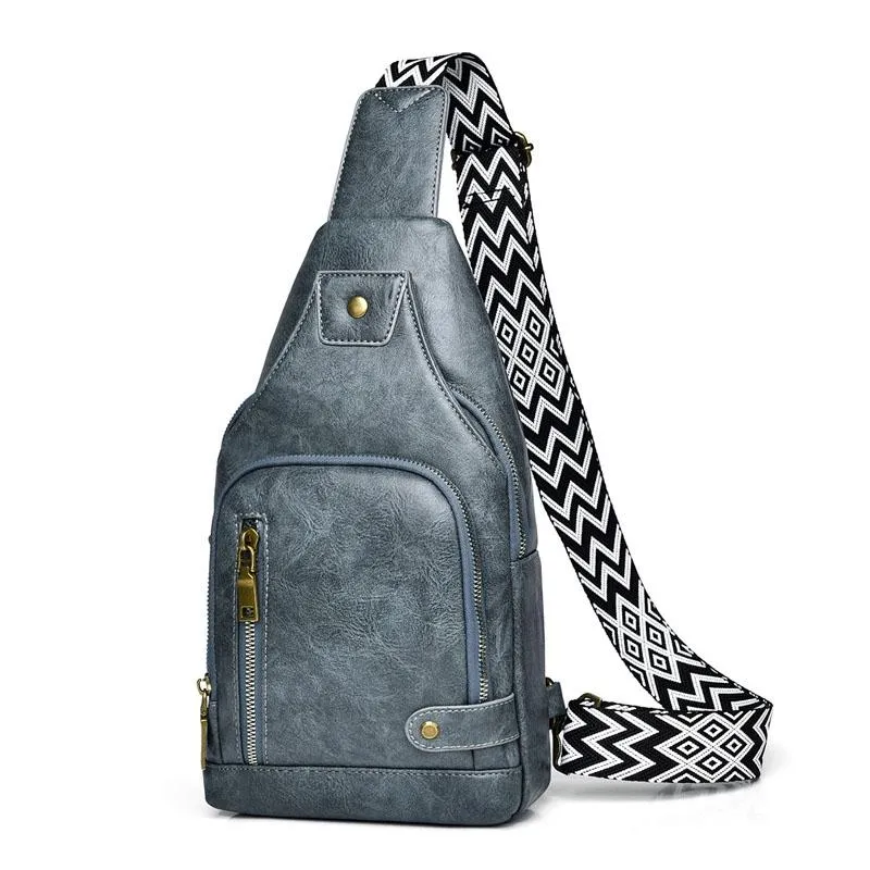 Versatile Single Shoulder Chest Bag For Motorcyclists