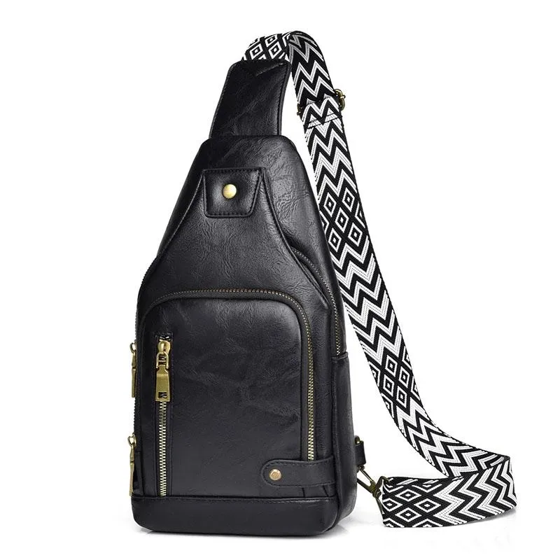 Versatile Single Shoulder Chest Bag For Motorcyclists