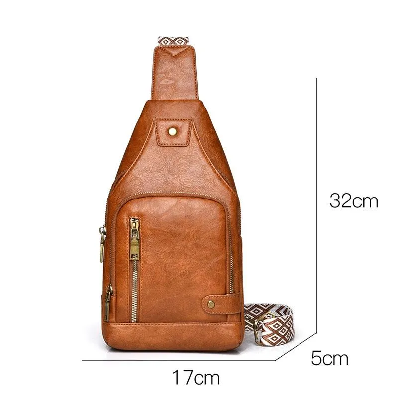 Versatile Single Shoulder Chest Bag For Motorcyclists