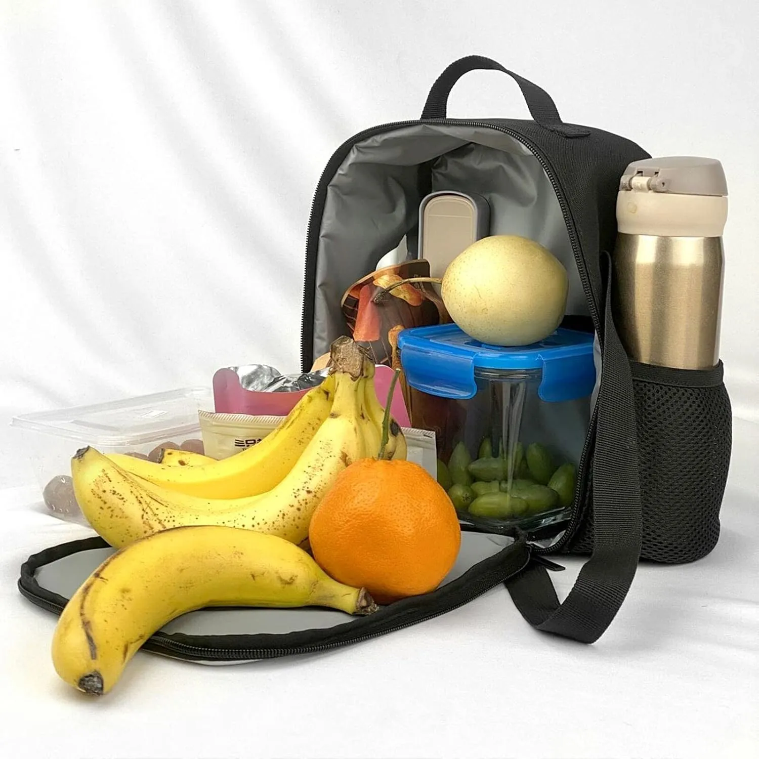 Vintage Video Game Insulated Lunch Bag Reusable Tote Bag Lunch Box Food Container For Men Women Kids