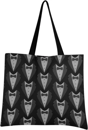visesunny Women Extra Large Tote Bag 3D Render Tuxedo Icon Honey Pattern Shoulder Bags Ladies Beach Travel Reusable Grocery Shopping Portable Storage Handbag