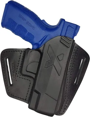 VlaMiTex U16 Leather Quick-Draw Holster Fits Springfield XD / XD9 / XD40 / XD45