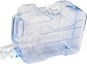 Water Container, Water Storage Carrier, Portable, with Lid and Handle, Water Jug, Water Tank for Grilling, Driving, Cooking, 5.7L