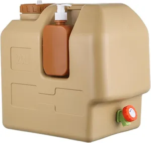 Water Container Water Storage Jug with Spigot Drink Container Portable Water Tank Water Carrier for Backpacking Emergency BBQ