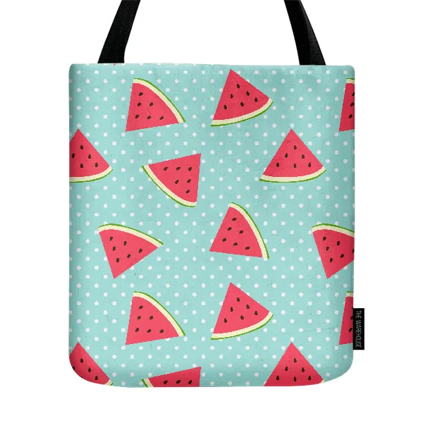 Watermelon Pattern Tote Bag