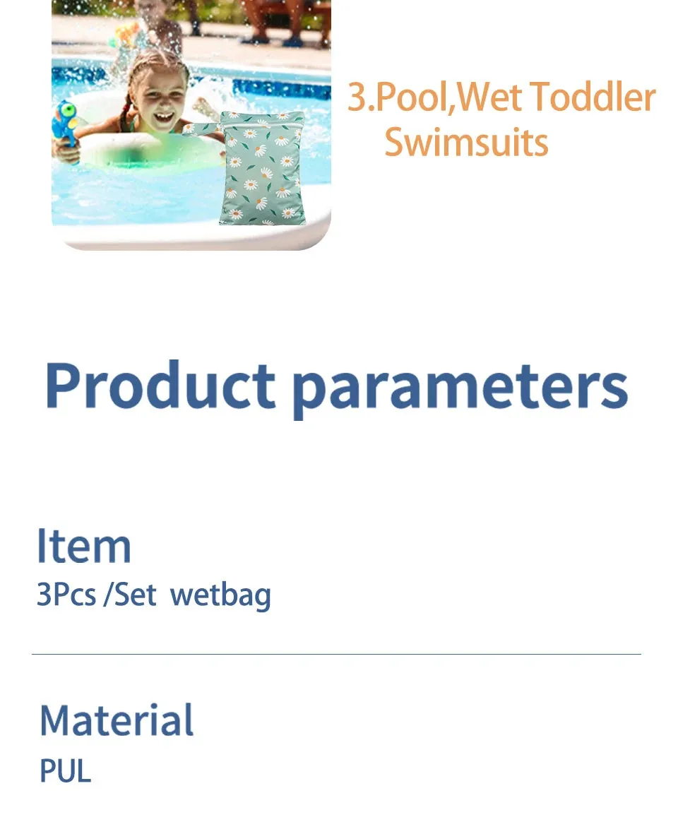 Waterproof Diaper Bag Set (3pcs)