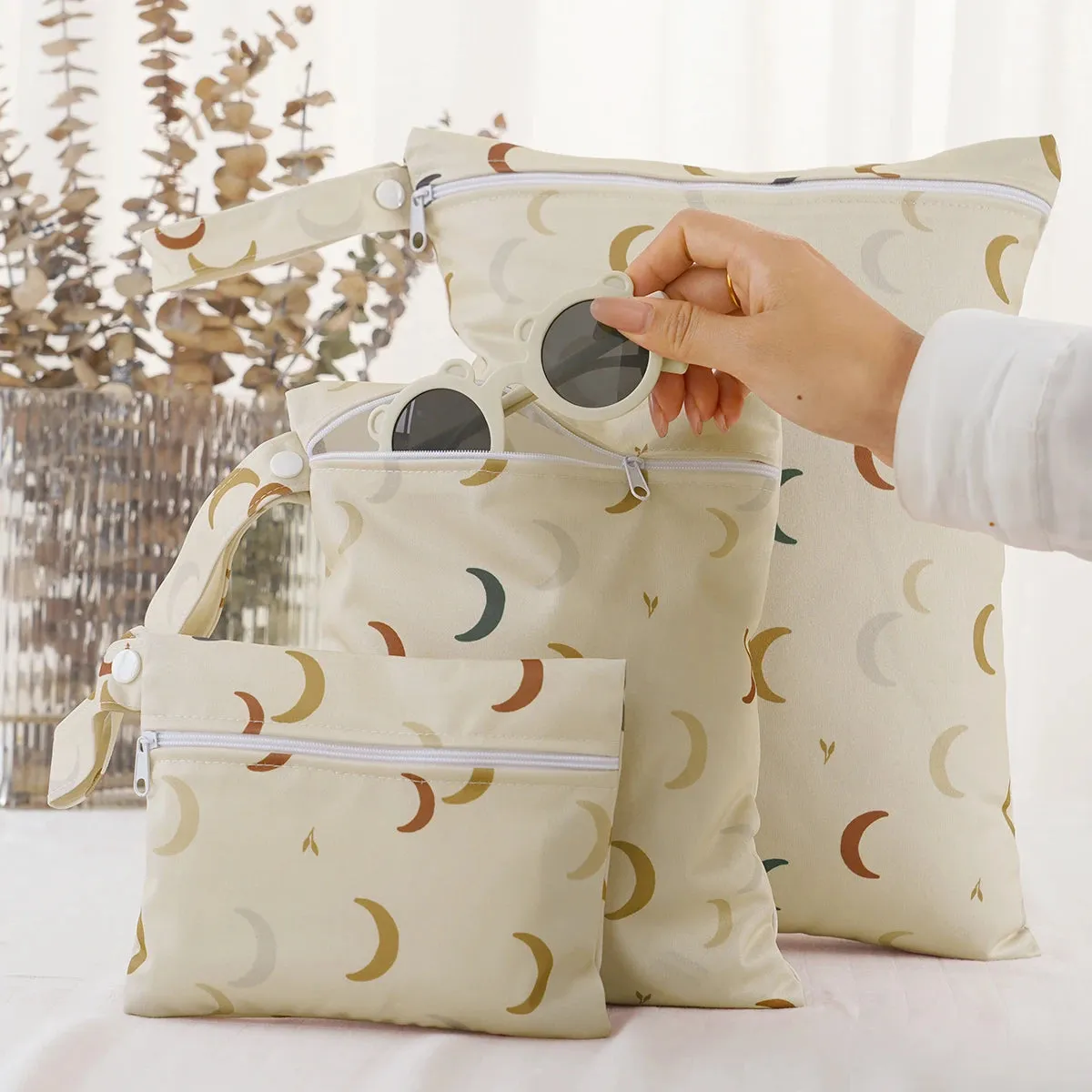 Waterproof Diaper Bag Set (3pcs)