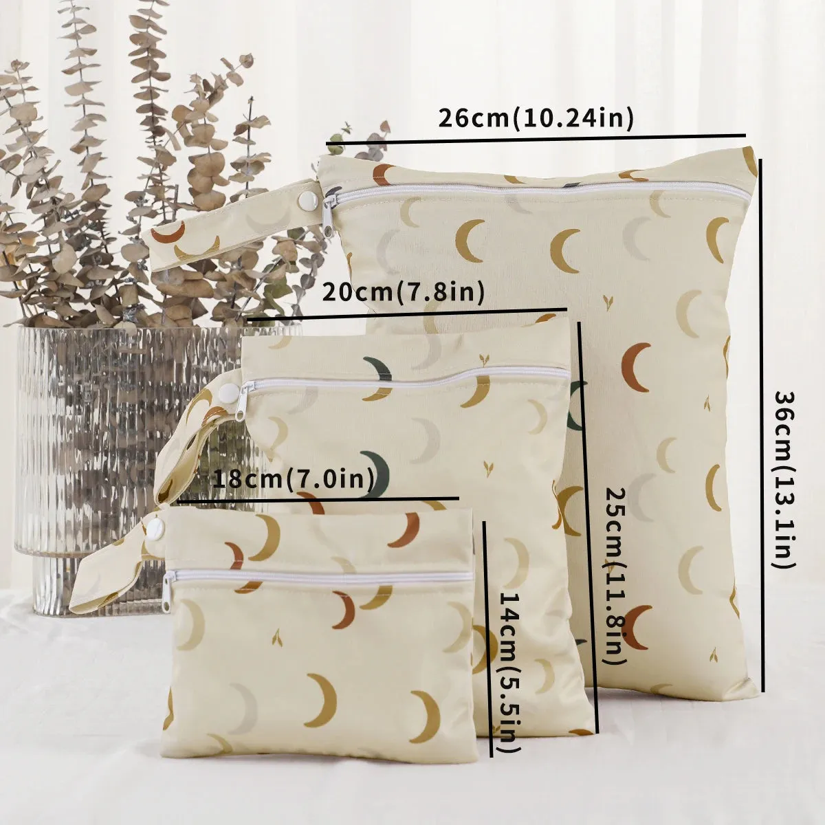 Waterproof Diaper Bag Set (3pcs)