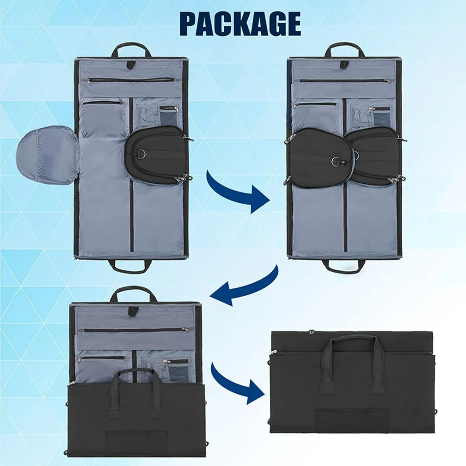 waterproof duffel bag large weekender workout bag with shoe compartment mens duffle bags for traveling,travel essentials for flying overseas,Black