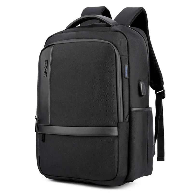 Waterproof Men's Business Charging Backpack