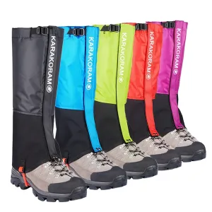 Waterproof Snow Leg Gaiters - Hiking, Camping, Climbing, and Hunting Protection