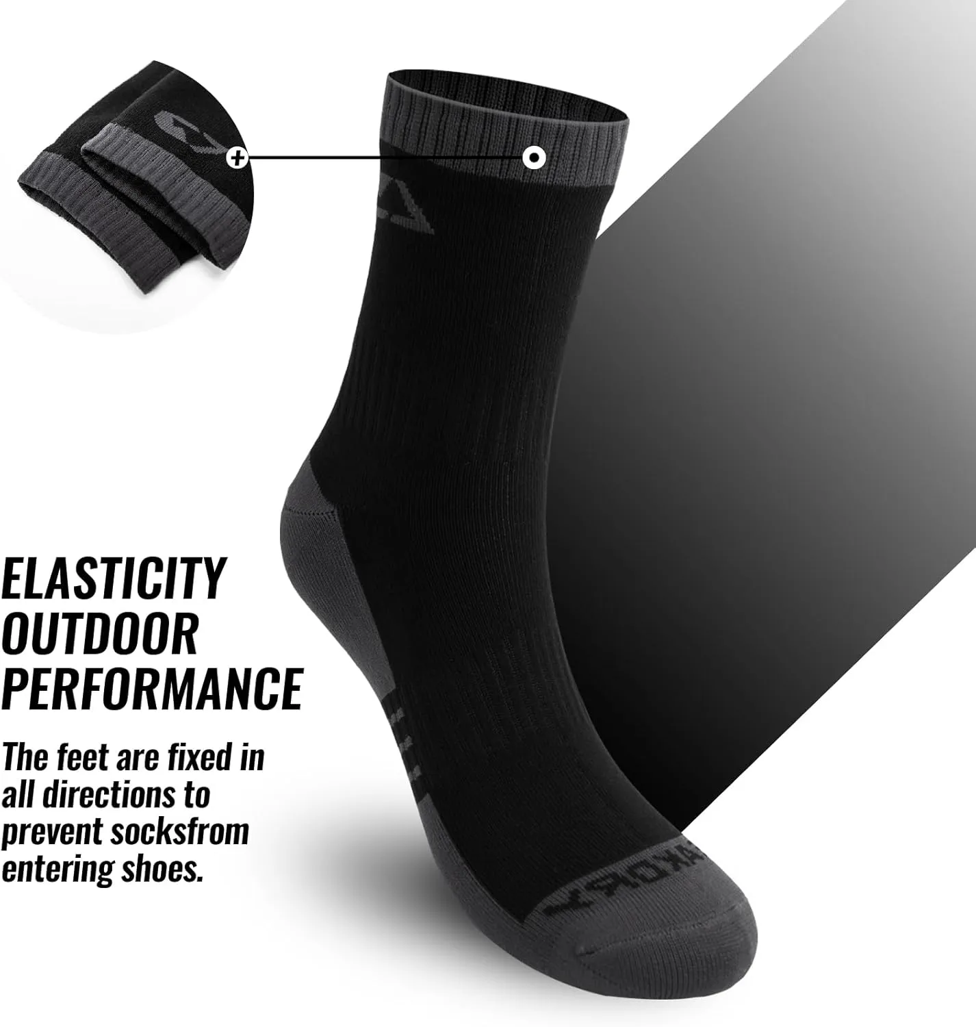 Waterproof Socks,3 Layer Windproof,Breathable,Hiking,Outdoor Activity,Unisex