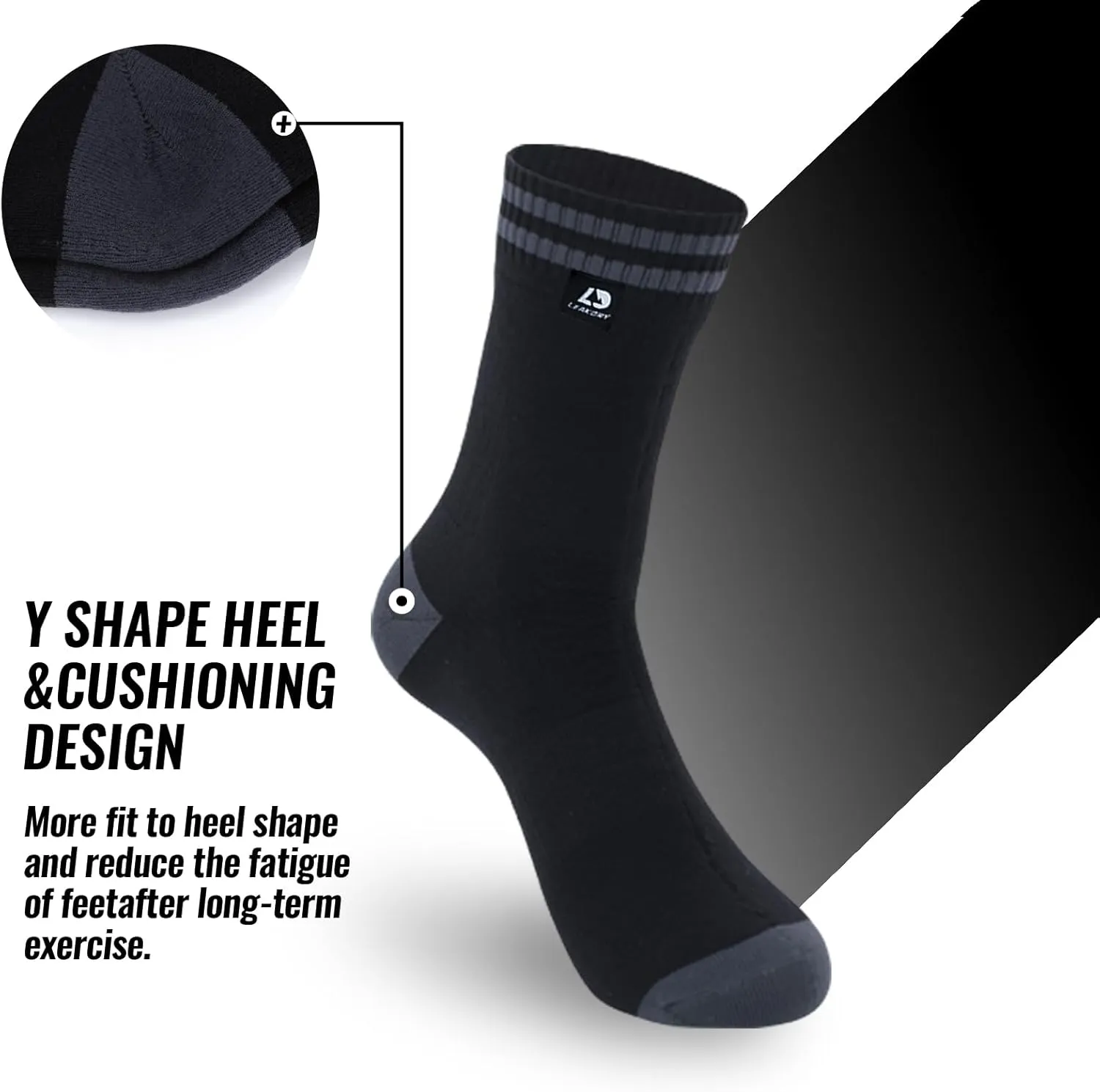 Waterproof Socks,3 Layer Windproof,Breathable,Hiking,Outdoor Activity,Unisex
