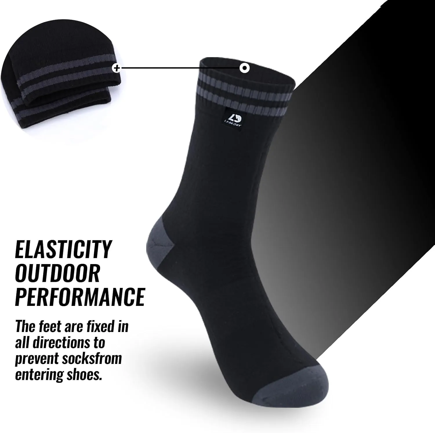 Waterproof Socks,3 Layer Windproof,Breathable,Hiking,Outdoor Activity,Unisex