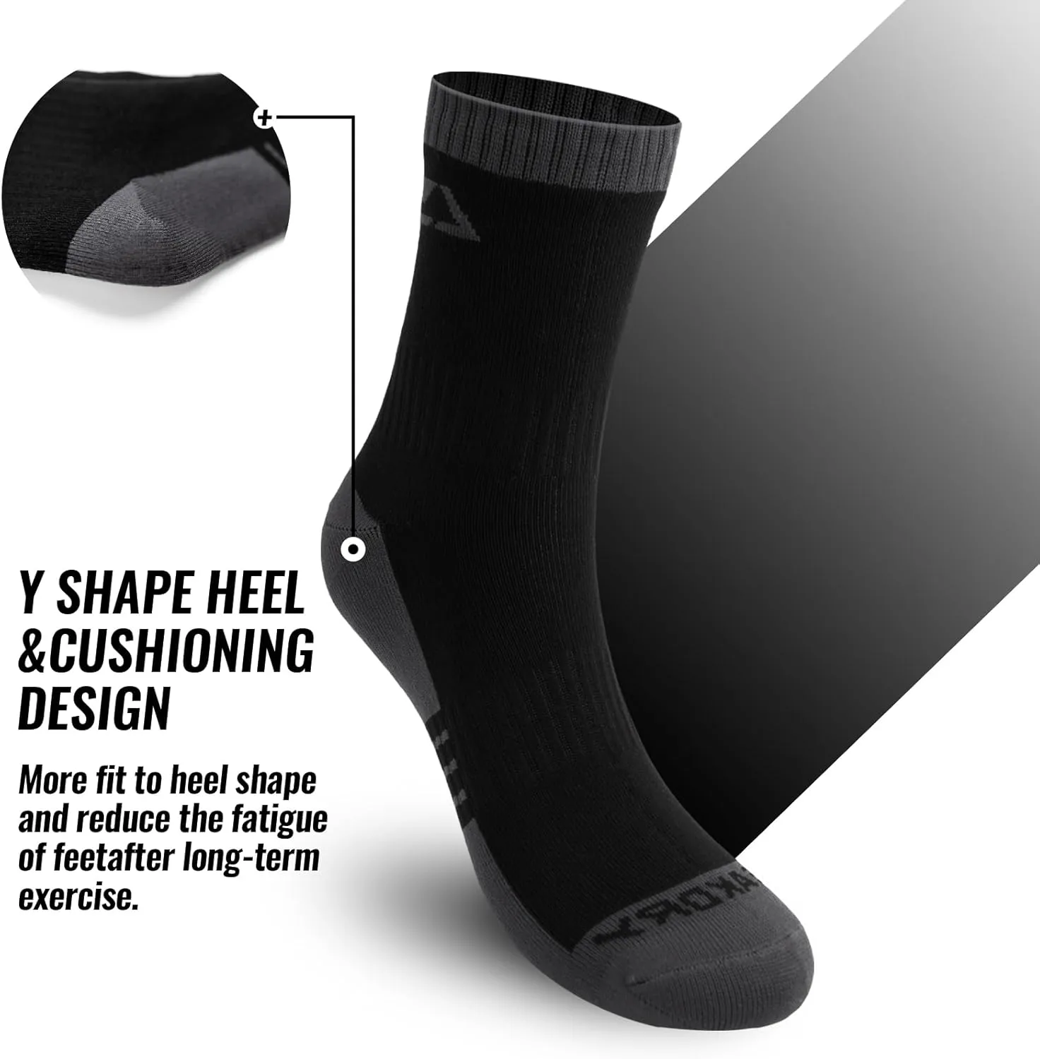 Waterproof Socks,3 Layer Windproof,Breathable,Hiking,Outdoor Activity,Unisex