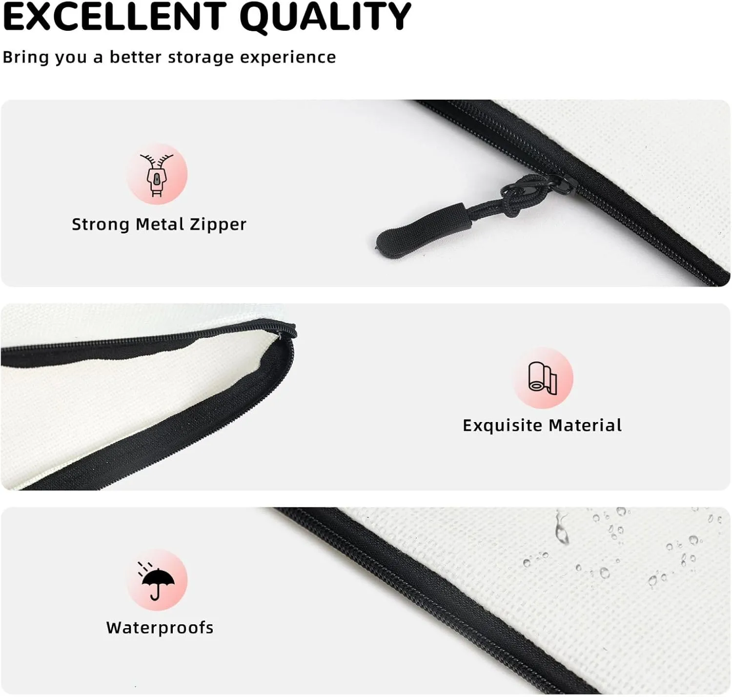 We Can Always Begin Again Makeup Bag Birthday Gift Mother'S Day Gifts Are The Internal Capacity Is Large Light And Cute Suitable For Daily Life Travel Etc