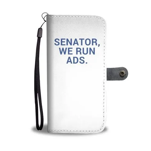 We Run Ads 2 Wallet Phone Case w/ RFID Blocker