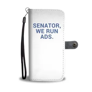 We Run Ads 2 Wallet Phone Case w/ RFID Blocker