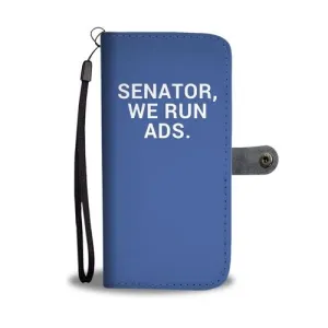 We Run Ads Wallet Phone Case w/ RFID Blocker