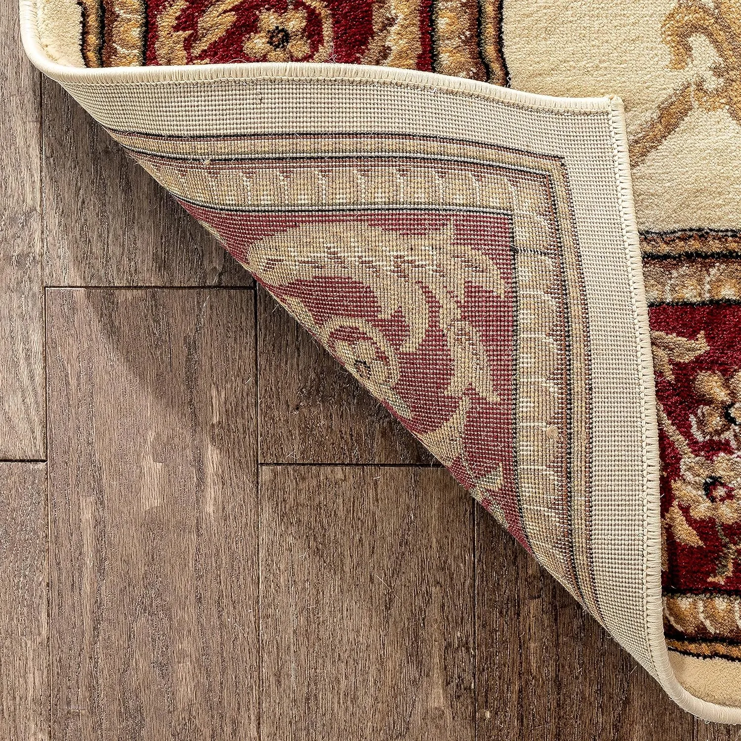 Well Woven Timeless Collection Fleur De Lis Ivory 9x13 Luxurious Traditional French Aubusson Oriental Area Rug Perfect for Living Room Bedroom or Dining Room Easy-to-Clean Durable Design