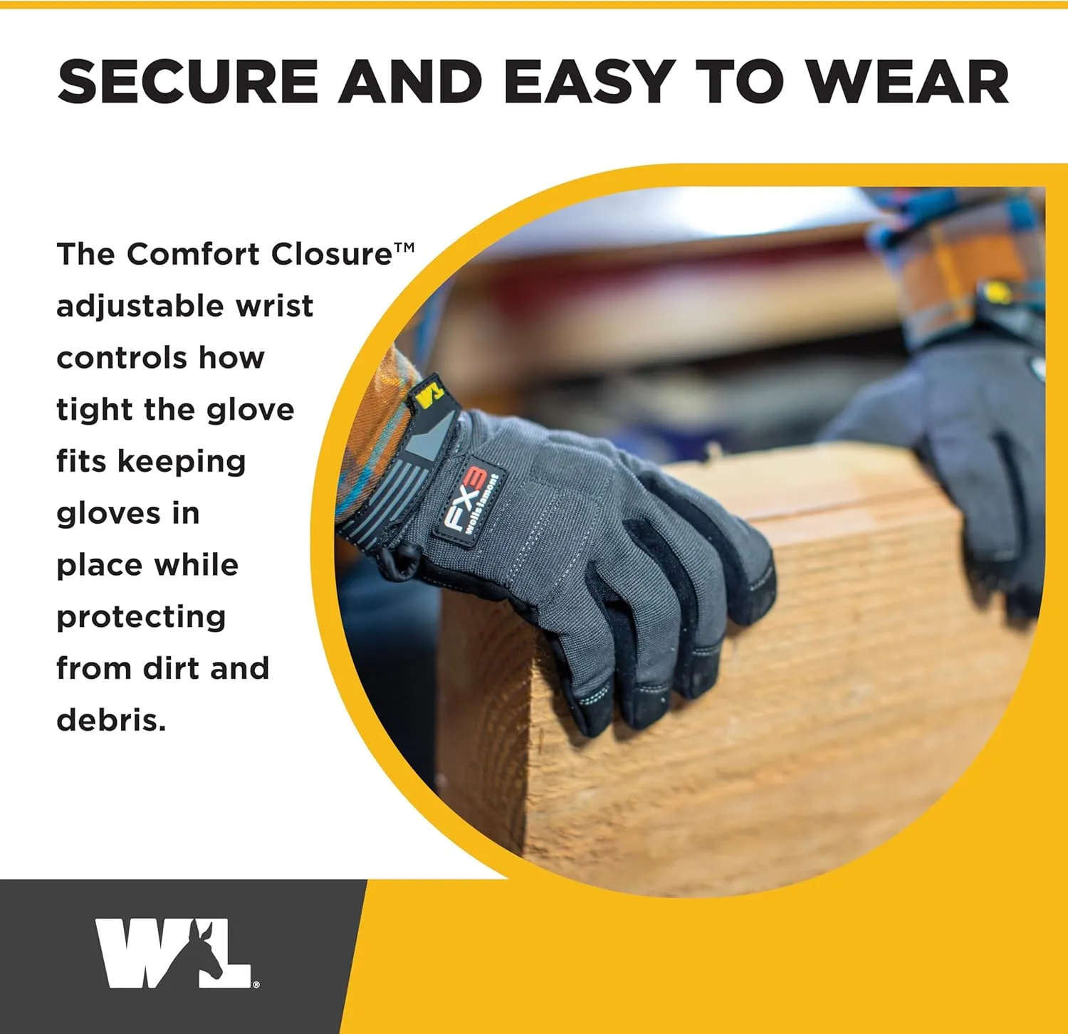 Wells Lamont Men's FX3 Extreme Dexterity All-Purpose Work Gloves, Touchscreen,Gray Extra Large 7850
