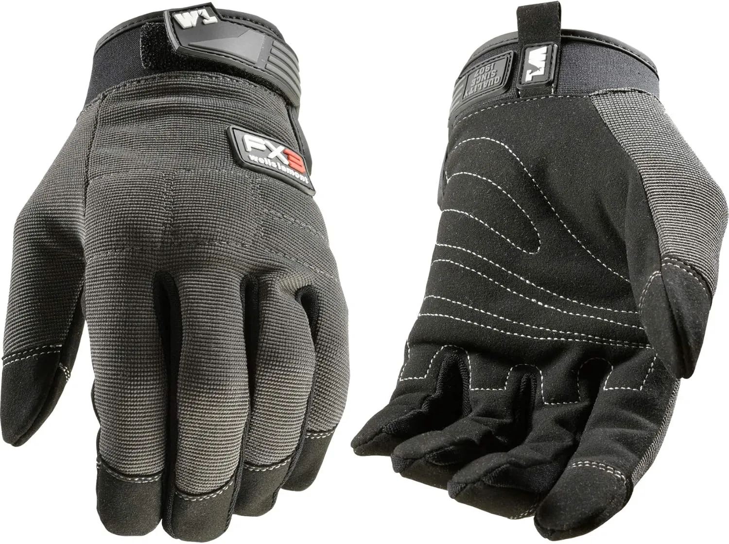 Wells Lamont Men's FX3 Extreme Dexterity All-Purpose Work Gloves, Touchscreen,Gray Extra Large 7850