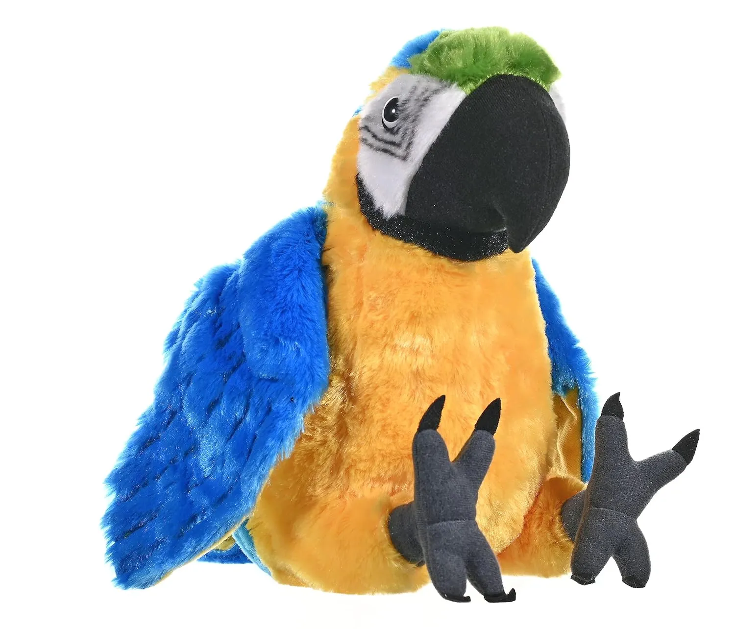 Wild Republic Macaw Parrot Plush, Stuffed Animal, Plush Toy, Gifts For Kids, Cuddlekins 12 Inches,Multi