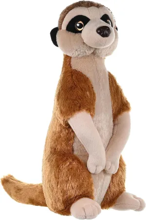 Wild Republic Meerkat Plush, Stuffed Animal, Plush Toy, Kids Gifts, Cuddlekins, 12 Inches,Multi