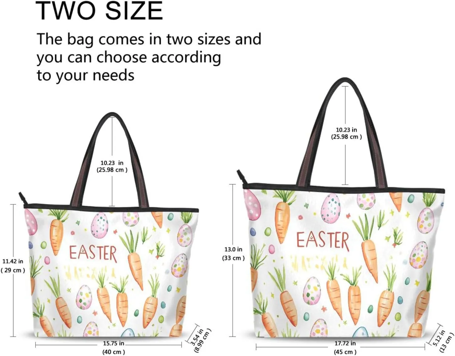 Women Tote Bags Carrot Egg Easter Top Handle Satchel Handbags Shoulder Bag for Shopping 20861220