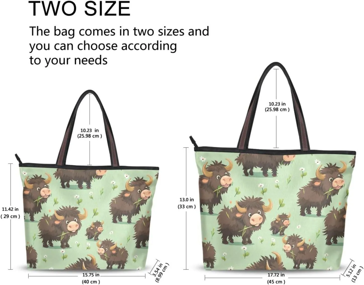 Women Tote Bags Yak Ox Top Handle Satchel Handbags Shoulder Bag for Shopping 20858081